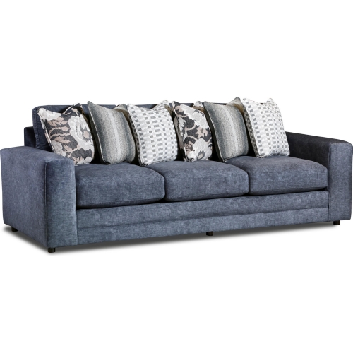 Sofa in Argo Ash Charcoal Grey Fabric